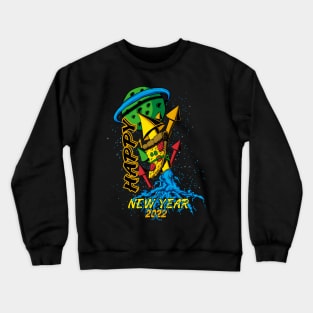 pizza to the planets Crewneck Sweatshirt